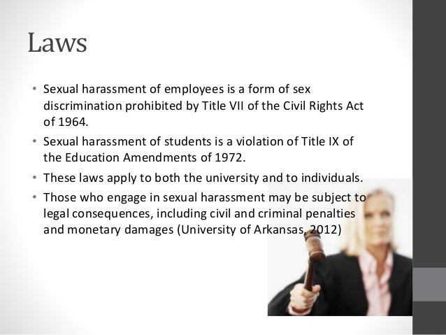 university harassment laws - sexual Sexy girls in the